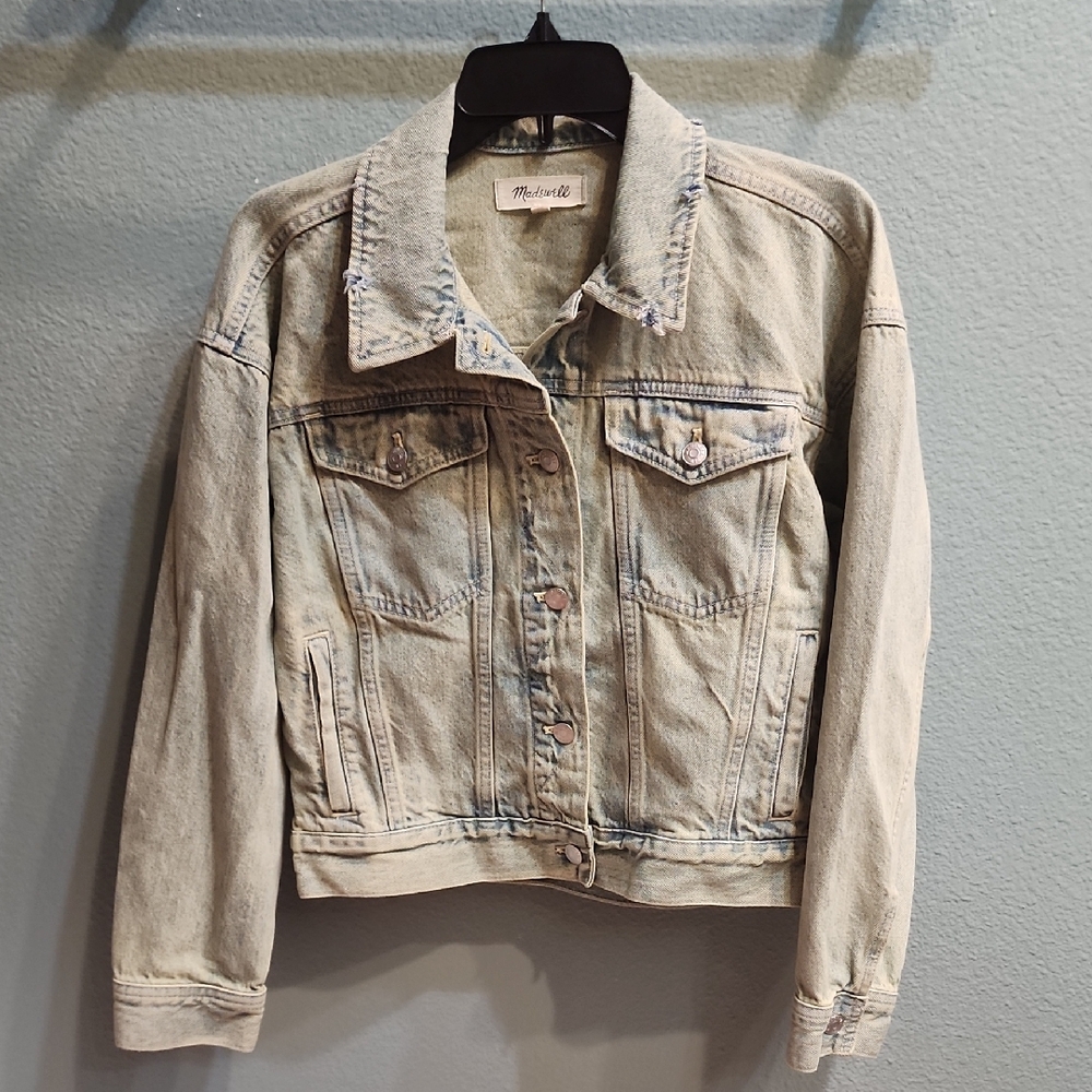 Madewell Jean Jacket Indigo Wash Size Small